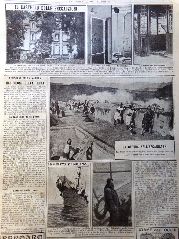 La Domenica del Corriere 29 Giugno 1919 Guerra Afghanistan Belair …