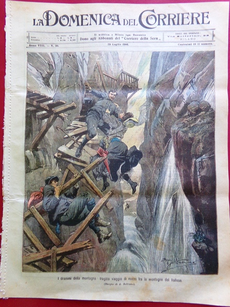 La Domenica del Corriere 29 Luglio 1906 Dreyfus Honduras Autoscopia …
