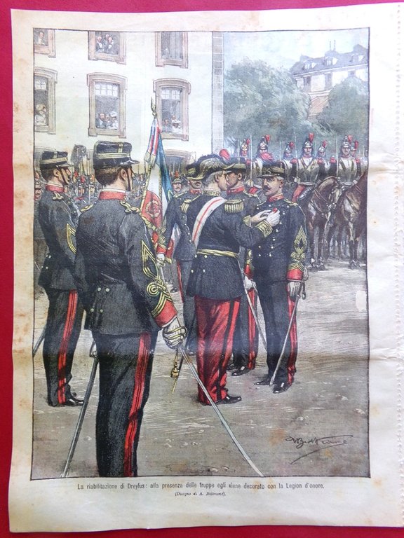 La Domenica del Corriere 29 Luglio 1906 Dreyfus Honduras Autoscopia …