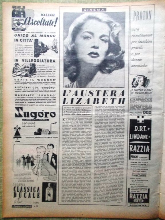 La Domenica del Corriere 29 Luglio 1951 Abd Allah I …