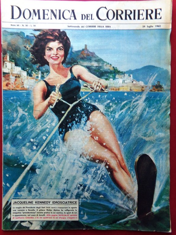 La Domenica del Corriere 29 Luglio 1962 Diga Vajont Gattopardo … | Immagine Gallery 2