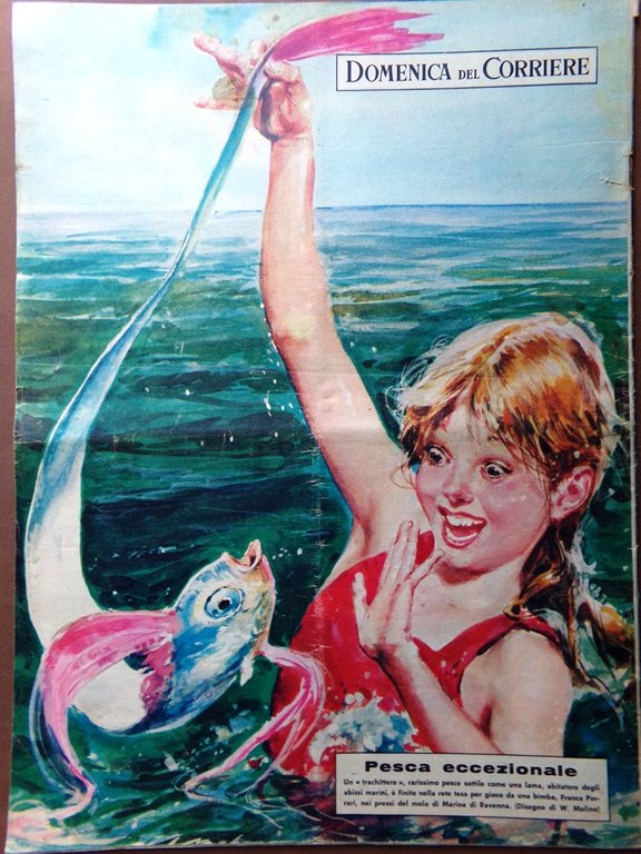 La Domenica del Corriere 29 Luglio 1962 Diga Vajont Gattopardo … | Immagine Gallery 5