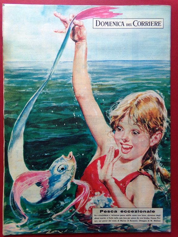 La Domenica del Corriere 29 Luglio 1962 Diga Vajont Gattopardo … | Immagine Gallery 6