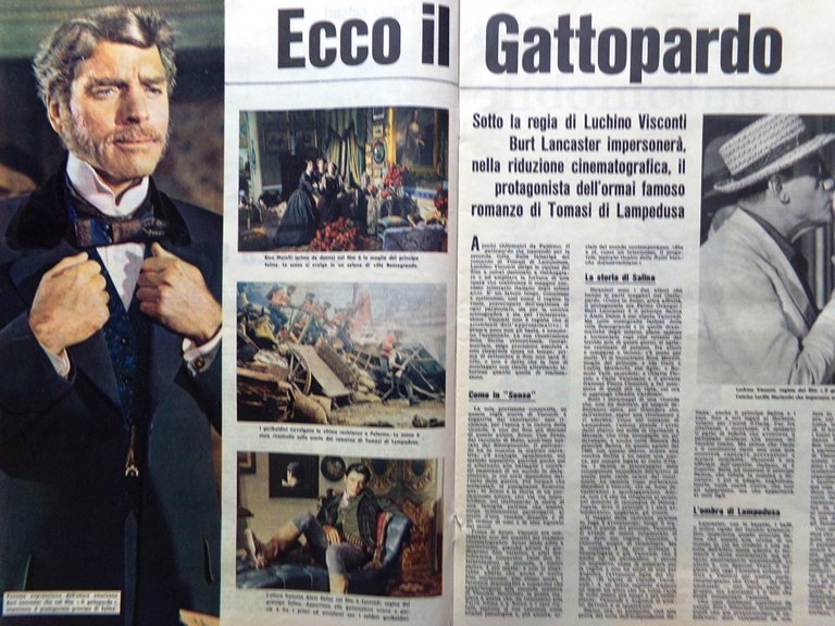 La Domenica del Corriere 29 Luglio 1962 Diga Vajont Gattopardo … | Immagine Gallery 7