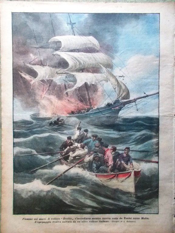 La Domenica del Corriere 29 Maggio 1927 Volta Mississippi Negri …