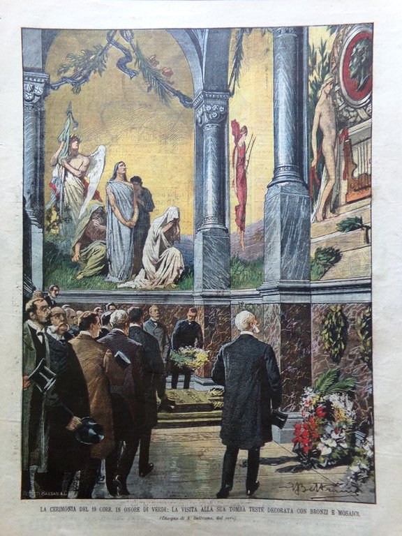 La Domenica del Corriere 29 Marzo 1903 Roccasecca Brunetiere Vesuvio …