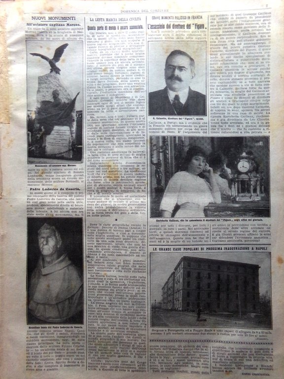 La Domenica del Corriere 29 Marzo 1914 Jequié Pienza Assassinio …