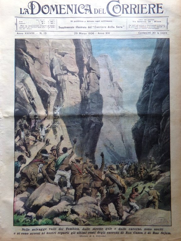 La Domenica del Corriere 29 Marzo 1936 Loreley Reno Diavolo … | Immagine Gallery 1