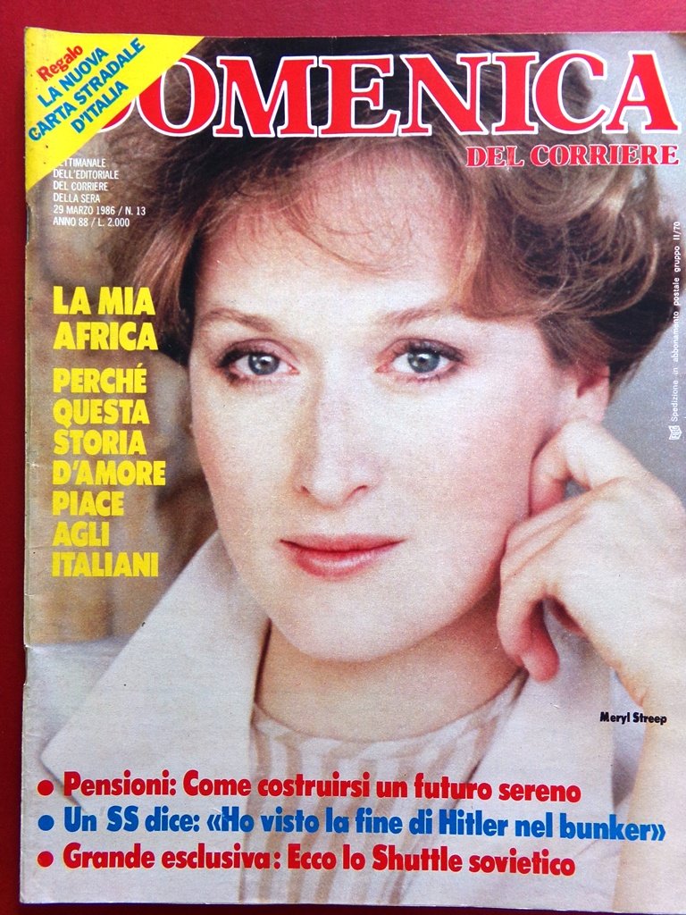 La Domenica del Corriere 29 Marzo 1986 Oliva Alboreto Redford …