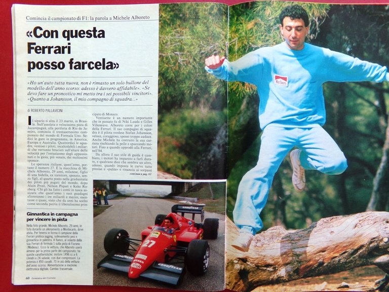 La Domenica del Corriere 29 Marzo 1986 Oliva Alboreto Redford …