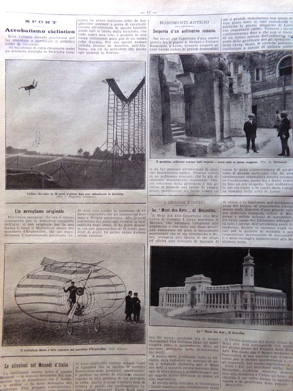 La Domenica del Corriere 29 Novembre 1908 Università Napoli Alluvioni …