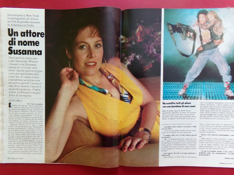 La Domenica del Corriere 29 Novembre 1986 Montanelli Grillo Weaver …