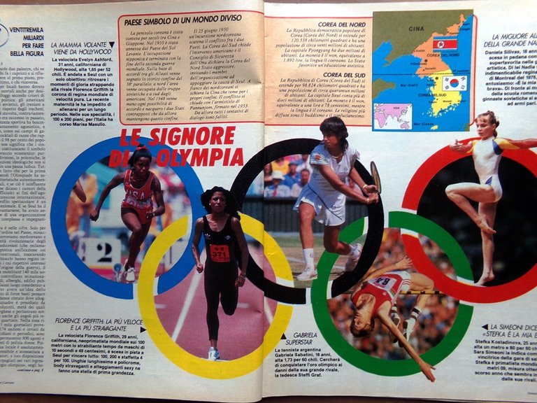 La Domenica del Corriere 29 Settembre 1988 Olimpiadi Seul Mafia …