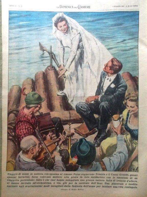 La Domenica del Corriere 3 Agosto 1952 Morte Evita Peron … | Immagine Gallery 3