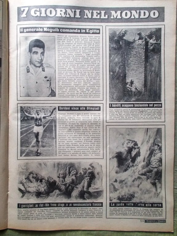 La Domenica del Corriere 3 Agosto 1952 Morte Evita Peron … | Immagine Gallery 4