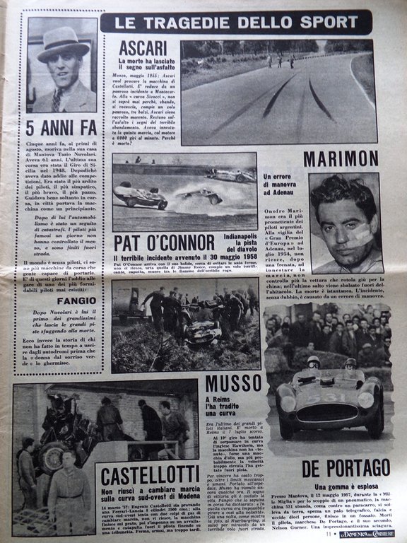 La Domenica del Corriere 3 Agosto 1958 Tragedie Sport Borroni … | Immagine Gallery 2