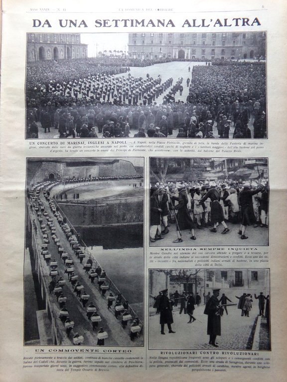 La Domenica del Corriere 3 Aprile 1932 Borsa Milano Jamara …