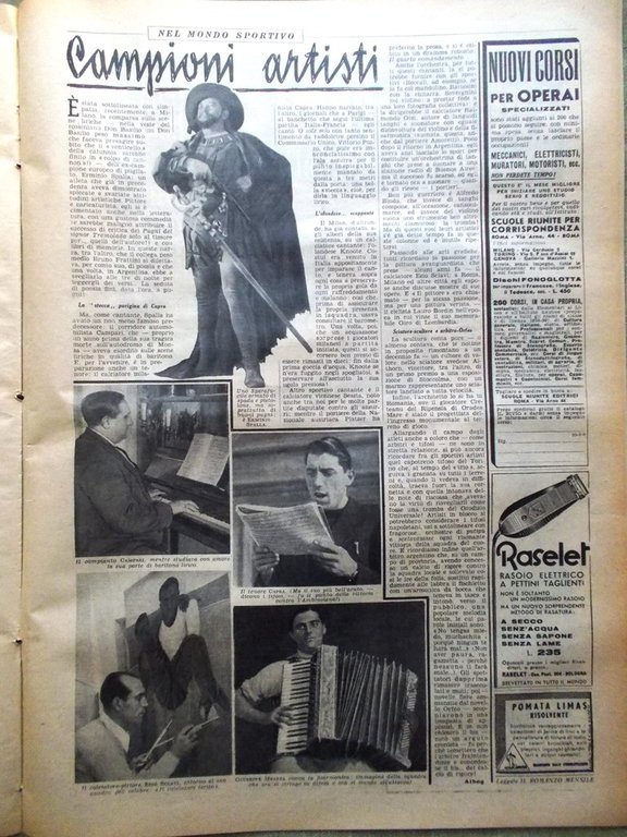 La Domenica del Corriere 3 Aprile 1938 D'Annunzio Spiriti Medium … | Immagine Gallery 4