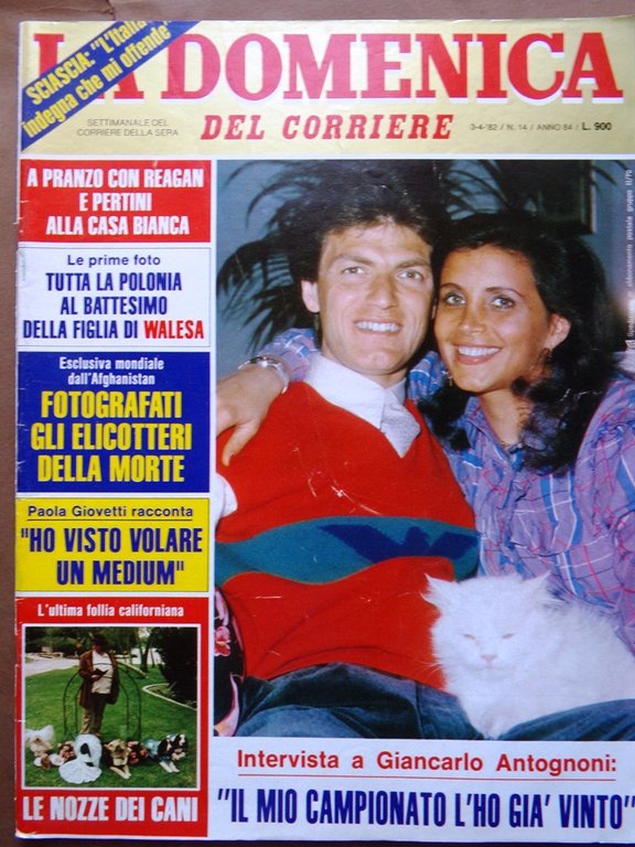 La Domenica del Corriere 3 Aprile 1982 Pozzi Antognoni Craxi … | Immagine Gallery 1
