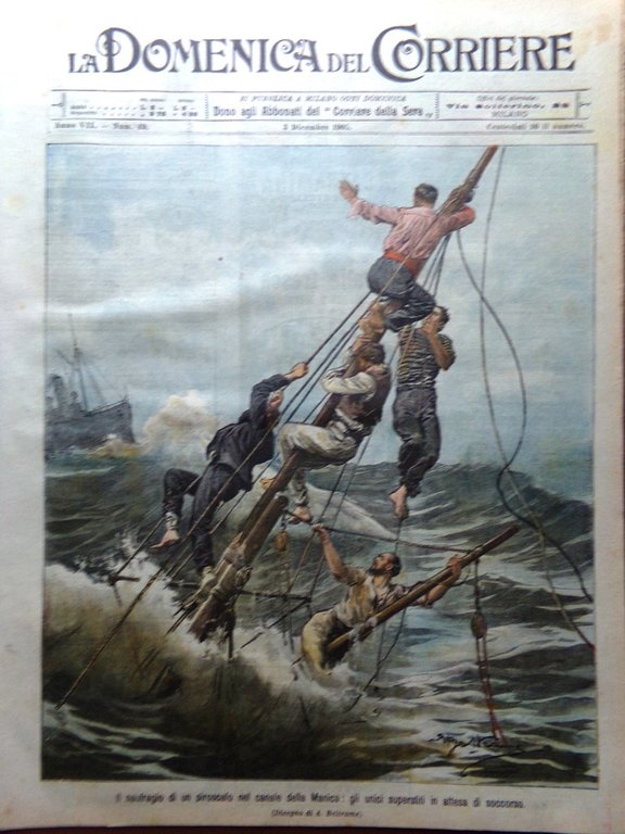 La Domenica del Corriere 3 Dicembre 1905 Norvegia Trilussa Azeglio … | Immagine Gallery 1