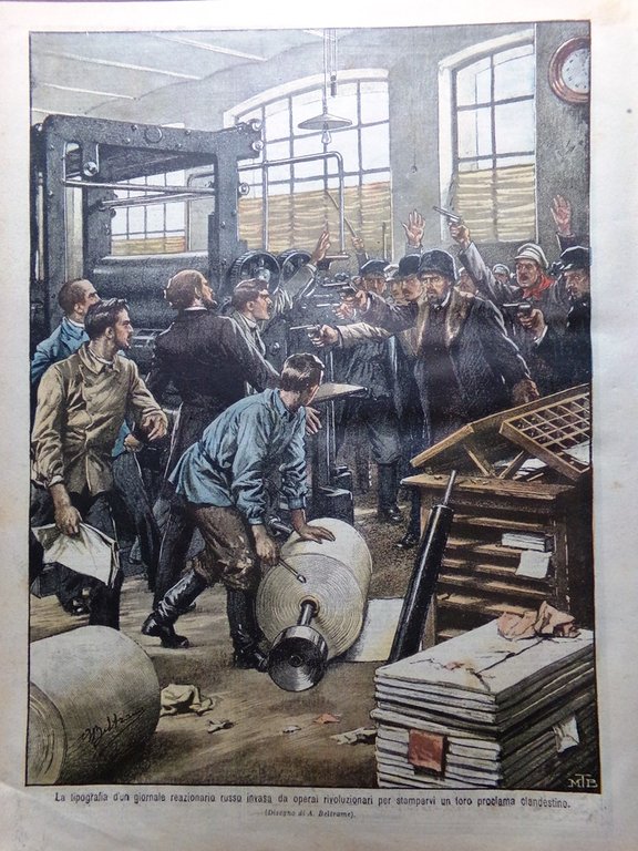 La Domenica del Corriere 3 Dicembre 1905 Norvegia Trilussa Azeglio …