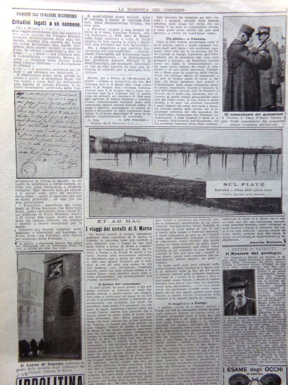 La Domenica del Corriere 3 Febbraio 1918 WW1 Goeben Taylorismo …