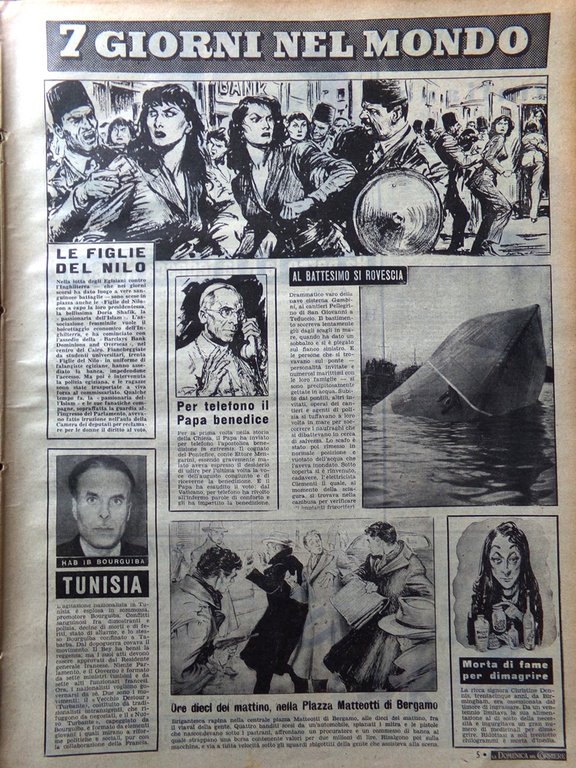 La Domenica del Corriere 3 Febbraio 1952 Romanov Savoia Hildegard … | Immagine Gallery 4