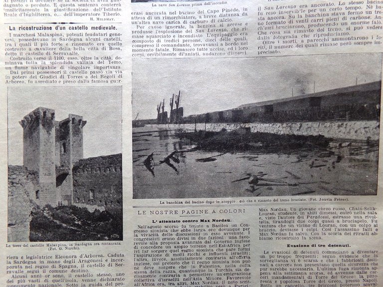 La Domenica del Corriere 3 Gennaio 1904 Disastro Marsiglia Sardegna … | Immagine Gallery 2