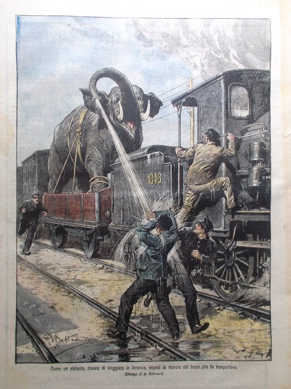 La Domenica del Corriere 3 Giugno 1906 Lancia Ibesn Tumulti …