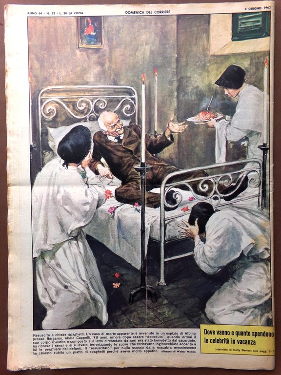 La Domenica del Corriere 3 Giugno 1962 Spazio Puskas Esodo …