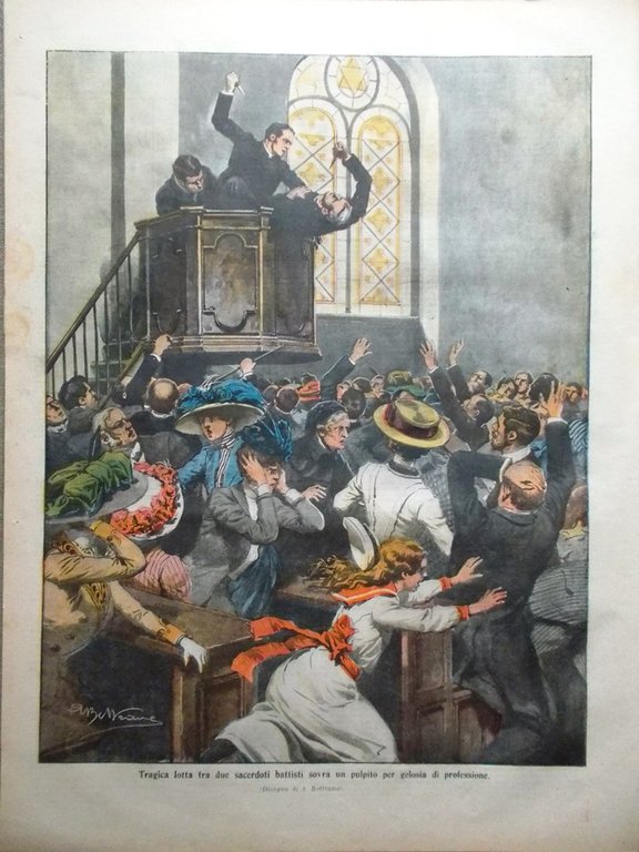 La Domenica del Corriere 3 Luglio 1910 Schiaparelli Streghe Ascoli … | Immagine Gallery 3