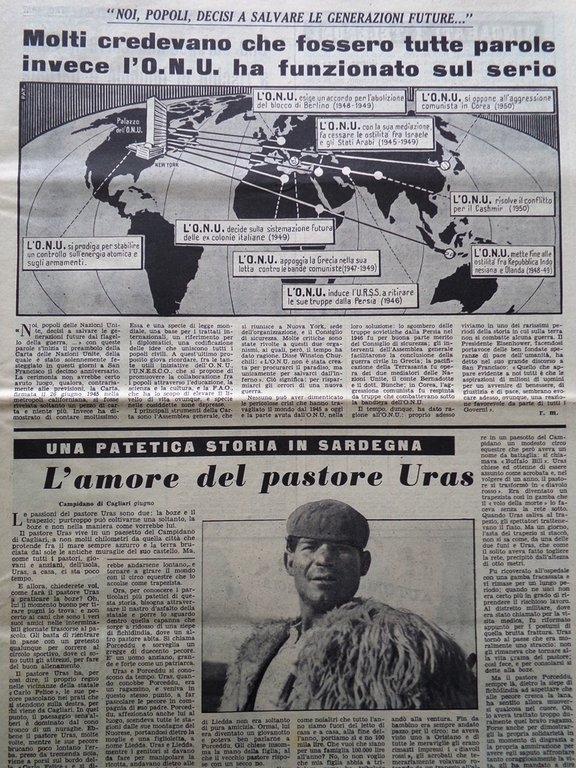 La Domenica del Corriere 3 Luglio 1955 Yoga Eclissi Futurismo … | Immagine Gallery 4