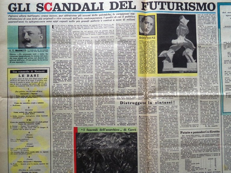 La Domenica del Corriere 3 Luglio 1955 Yoga Eclissi Futurismo … | Immagine Gallery 8