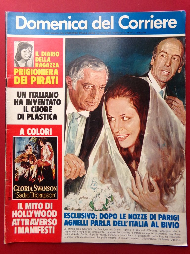 La Domenica del Corriere 3 Luglio 1975 Agnelli Indocina Balli …