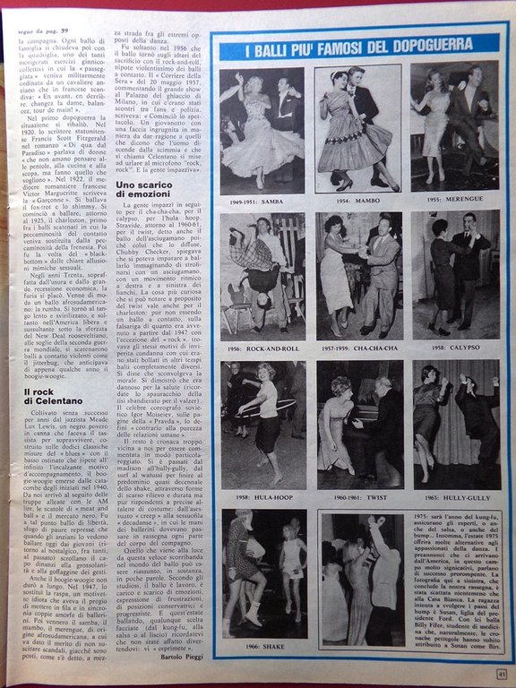 La Domenica del Corriere 3 Luglio 1975 Agnelli Indocina Balli …