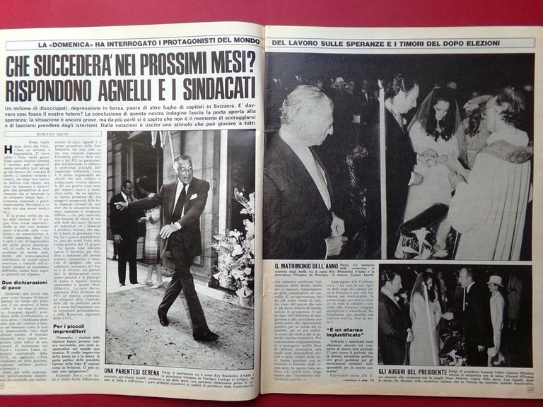 La Domenica del Corriere 3 Luglio 1975 Agnelli Indocina Balli …