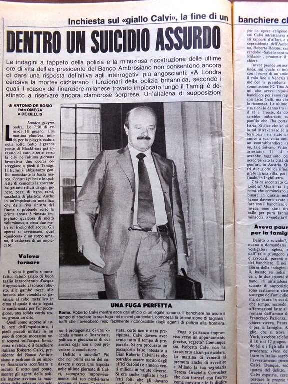 La Domenica del Corriere 3 Luglio 1982 Diana Royal Baby …