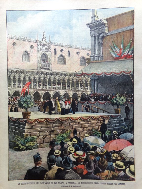 La Domenica del Corriere 3 Maggio 1903 Castelfidardo Topinambour San …