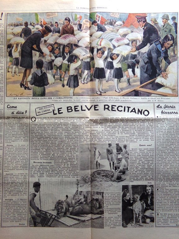 La Domenica del Corriere 3 Maggio 1942 WW2 Bombe Malta …