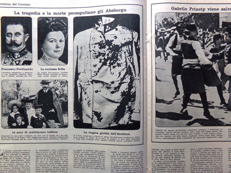 La Domenica del Corriere 3 Maggio 1964 WW1 Sarajevo D'annunzio … | Immagine Gallery 4