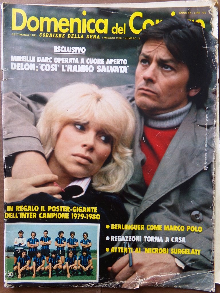 La Domenica del Corriere 3 Maggio 1980 Scudetto Inter Regazzoni …