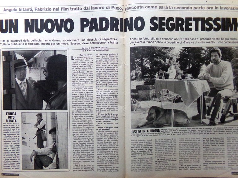 La Domenica del Corriere 3 Marzo 1974 Monzon Onassis Padrino …