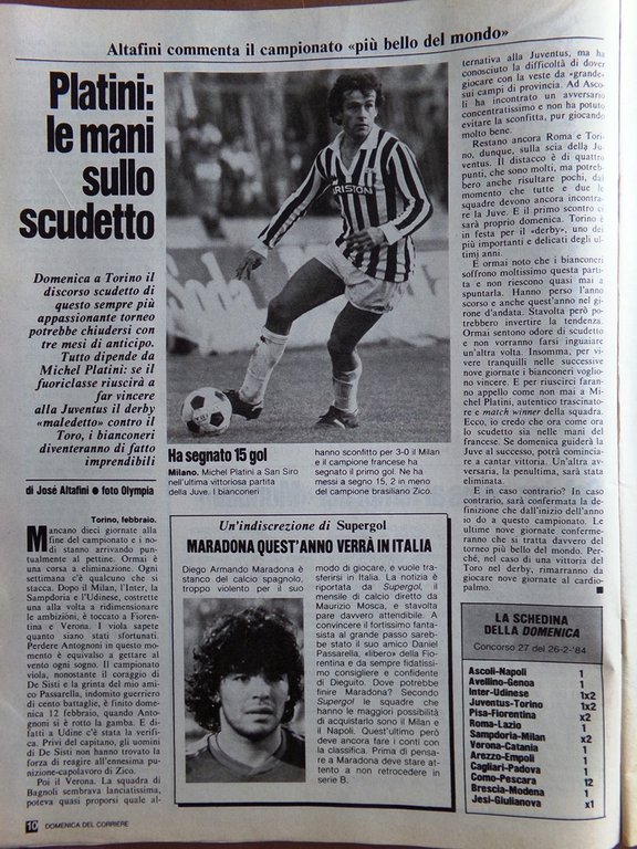 La Domenica del Corriere 3 Marzo 1984 Patti Lateranensi Raffaello …