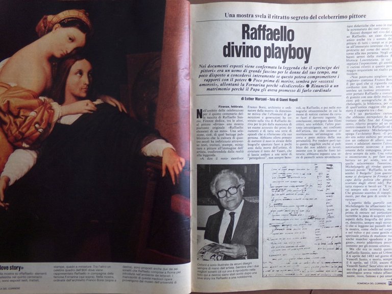 La Domenica del Corriere 3 Marzo 1984 Patti Lateranensi Raffaello …