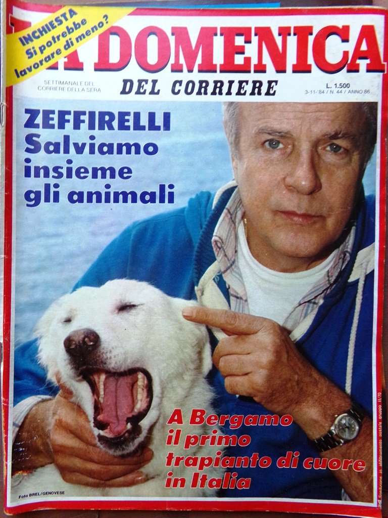 La Domenica del Corriere 3 Novembre 1984 Borromeo Califano Pavarotti …