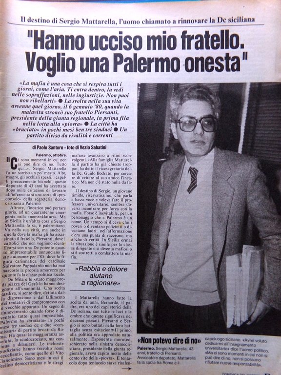 La Domenica del Corriere 3 Novembre 1984 Borromeo Califano Pavarotti …