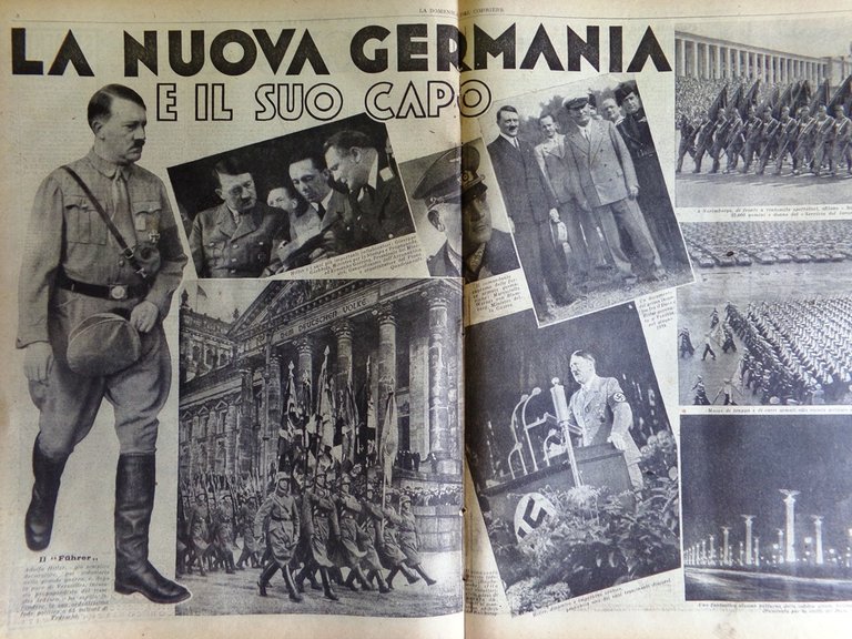 La Domenica del Corriere 3 Ottobre 1937 Germania di Hitler …