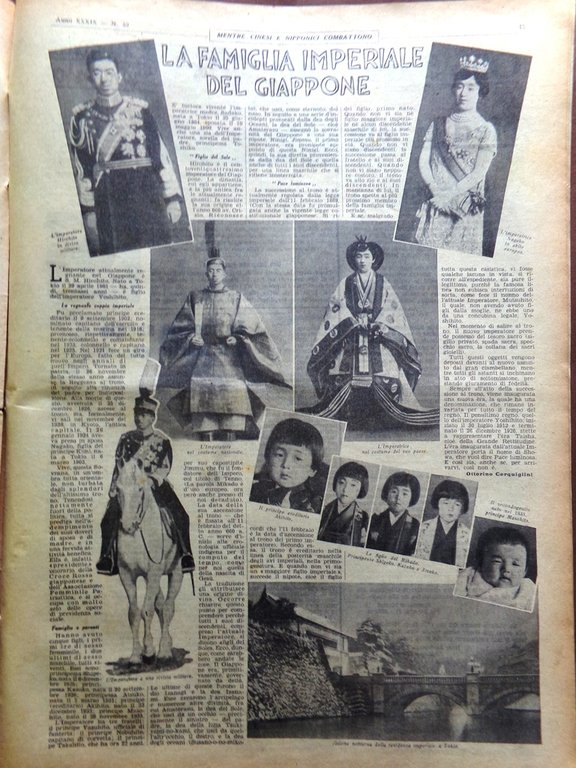 La Domenica del Corriere 3 Ottobre 1937 Germania di Hitler …