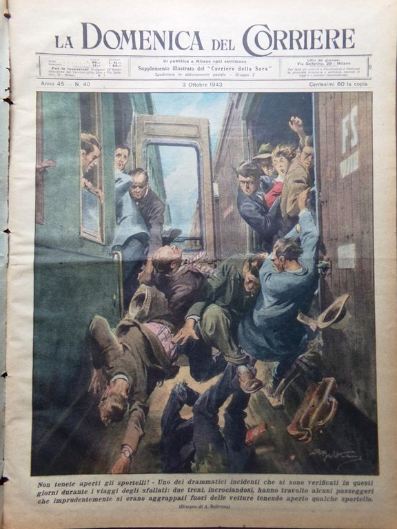 La Domenica del Corriere 3 Ottobre 1943 WW2 Giuseppe Verdi … | Immagine Gallery 1