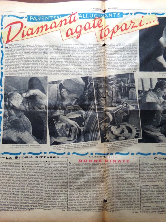 La Domenica del Corriere 3 Ottobre 1943 WW2 Giuseppe Verdi …